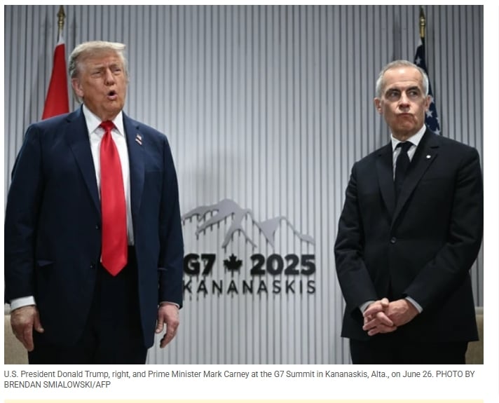I put in a good word for Canada with Trump. If only Carney could do the same …
